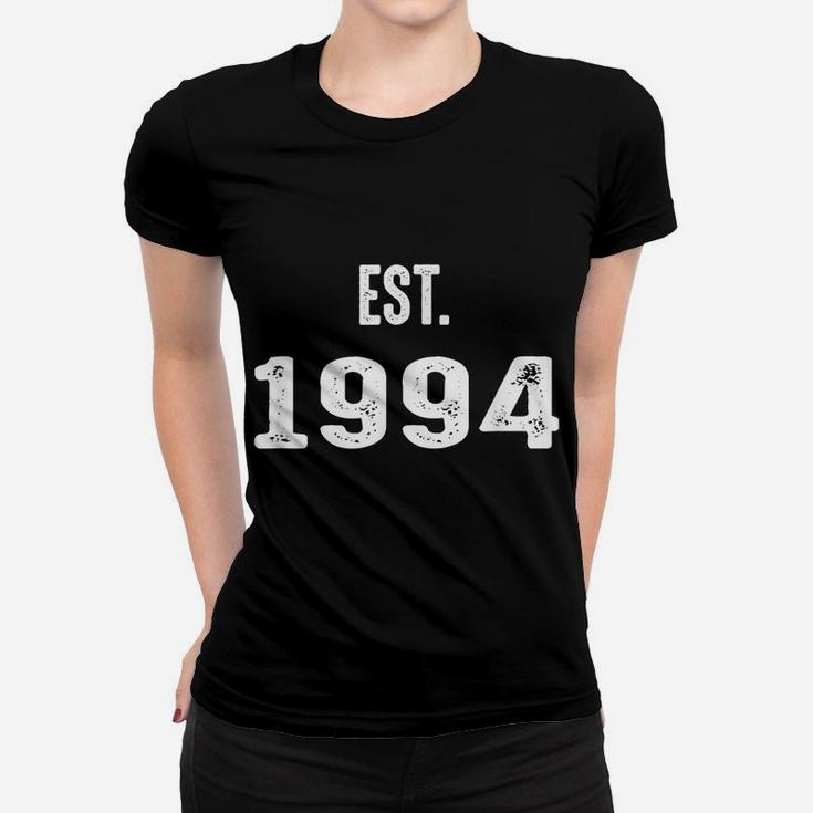 Established Or Est 1994 25Th Birthday Gift Vintage Women T-shirt