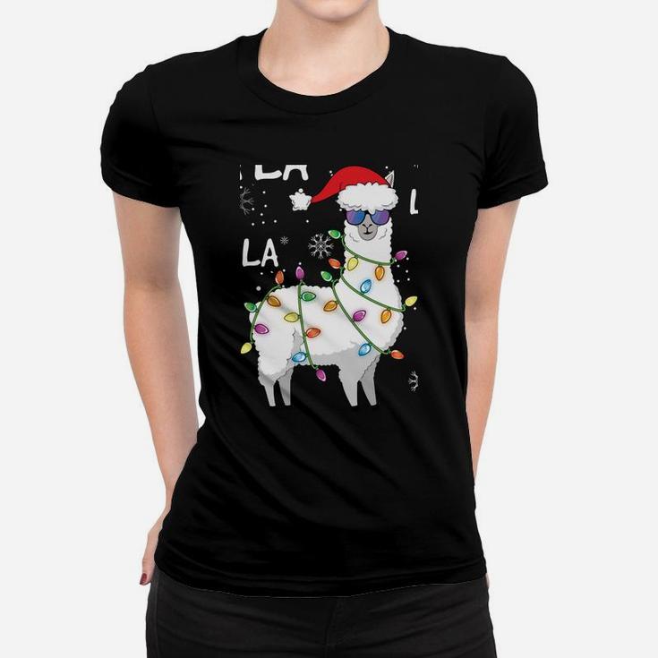 Fa La La Llama Shirt For Women Men Kids Gift Llama Christmas Women T-shirt
