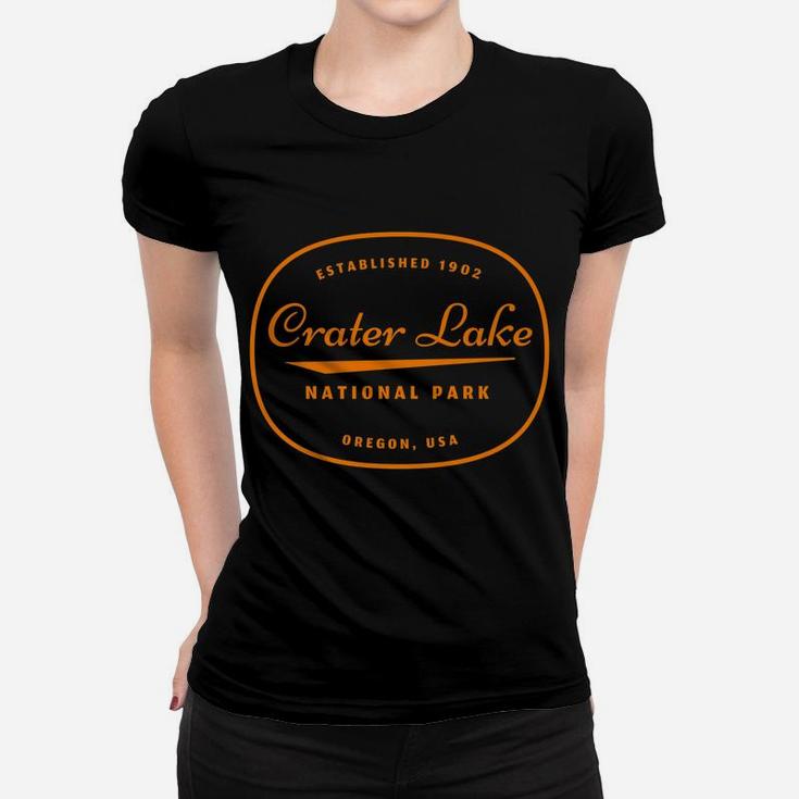 Family Vacation Gift - Retro Crater Lake National Park Women T-shirt