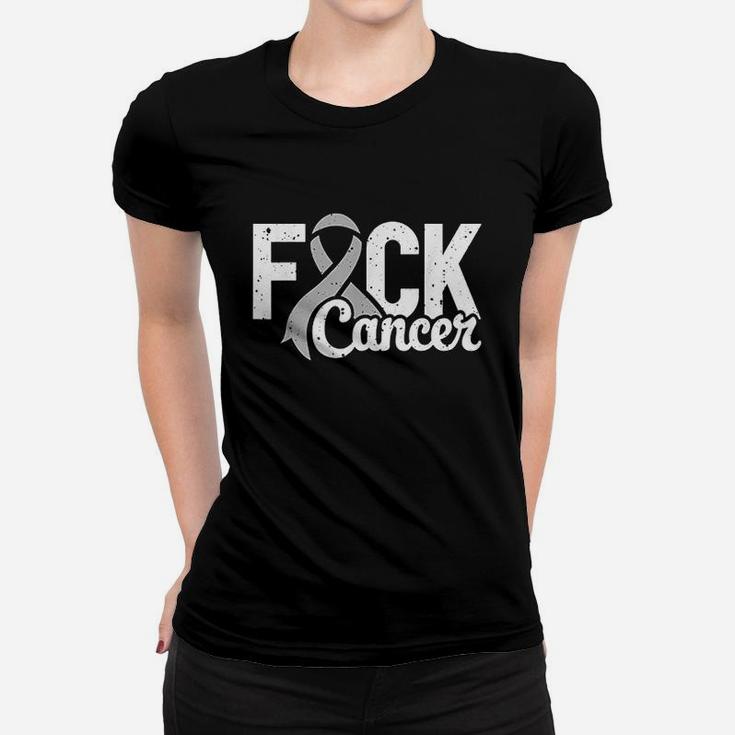 Fck Brain Awareness Ribbon Women T-shirt