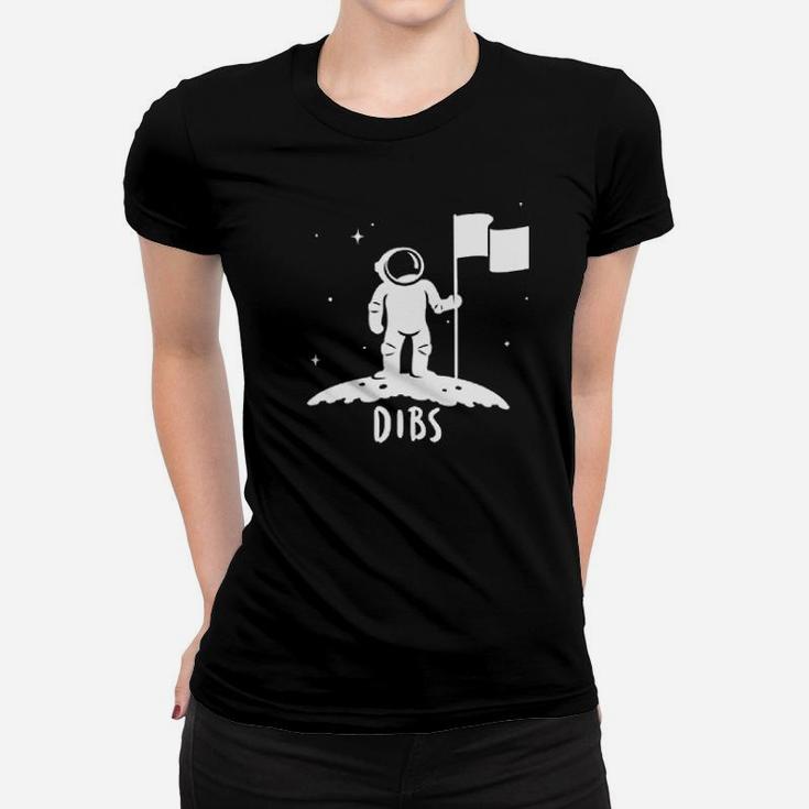 Flag On The Moon Astronaut Space Women T-shirt
