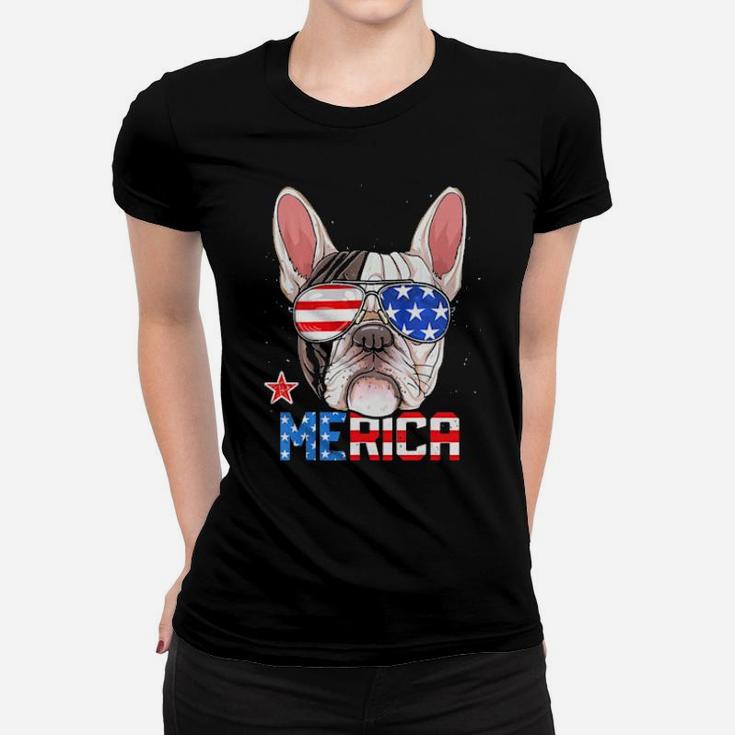 French Bulldog Merica 4Th Of July Men Boys Dog Puppy Women T-shirt