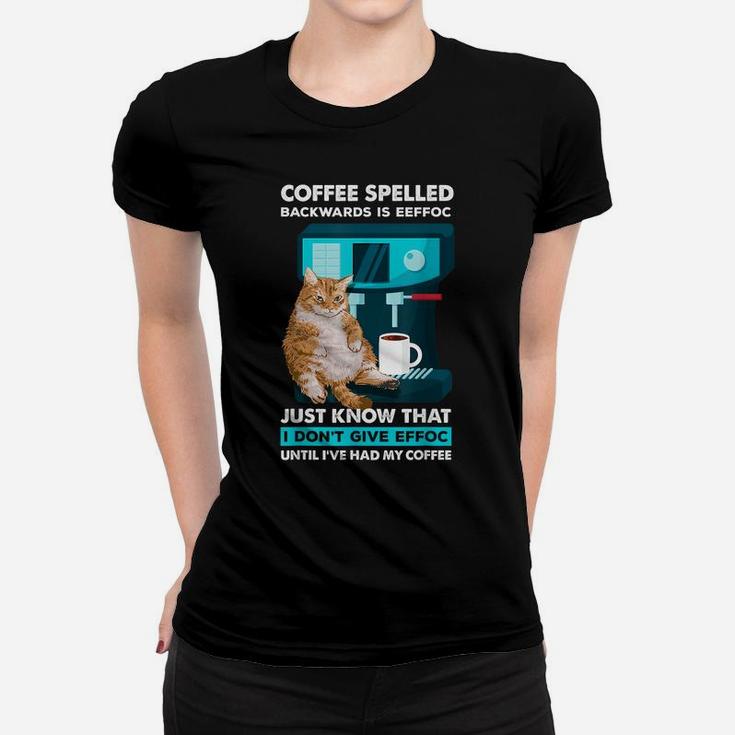 Funny Cat Espresso Machine And Cup For Barista Coffee Lovers Women T-shirt