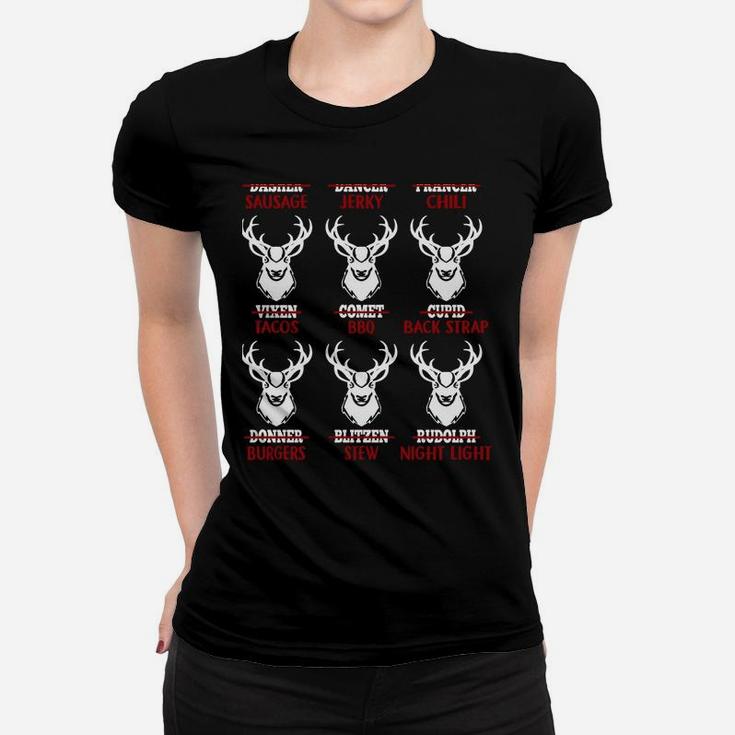 Funny Christmas Deer Bow Hunting Santa Men Women Hunter Gift Sweatshirt Women T-shirt