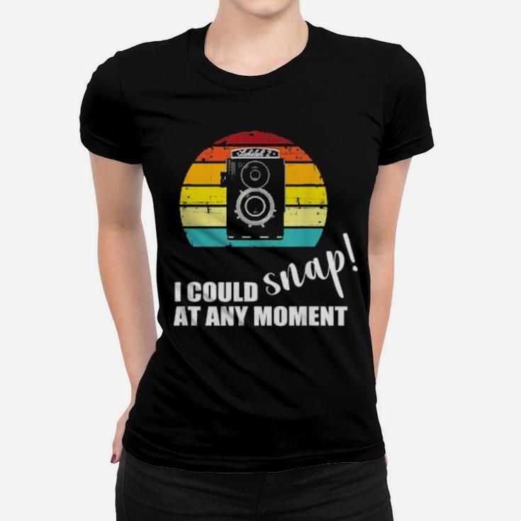 Funny For Old Film Camera Enthusiast Or Fan Or Hobbyist Women T-shirt