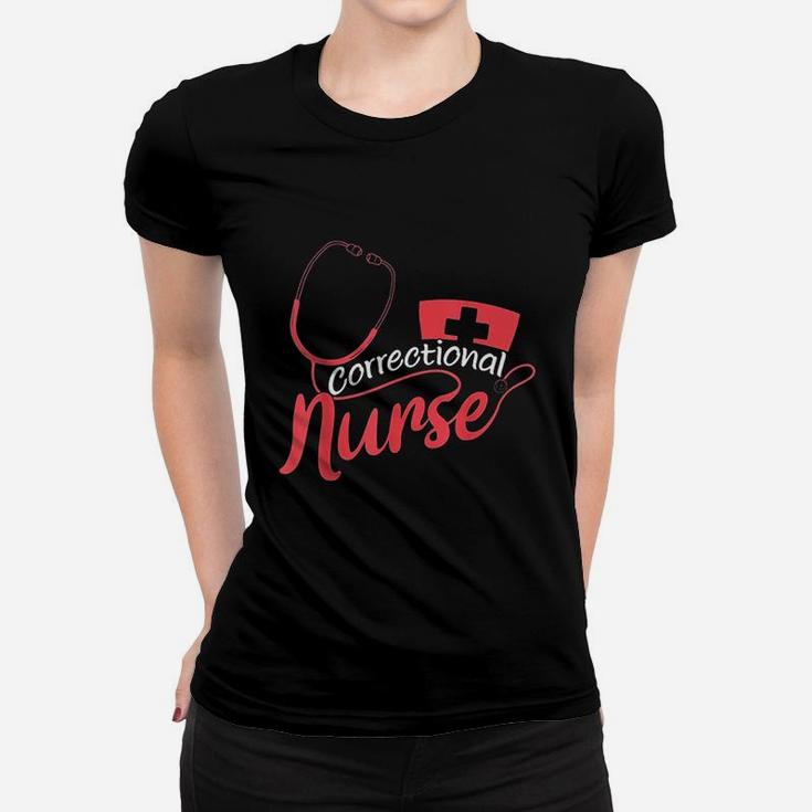 Funny Forensic Nursing Department Medical Correctional Nurse Women T-shirt