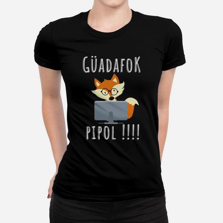 Funny Fox Work From Home Sweatshirt Women T-shirt