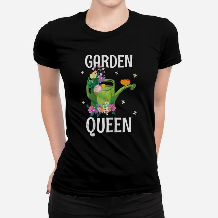 Funny Gardener Florist Flower Lady Plant Lover Garden Queen Women T-shirt