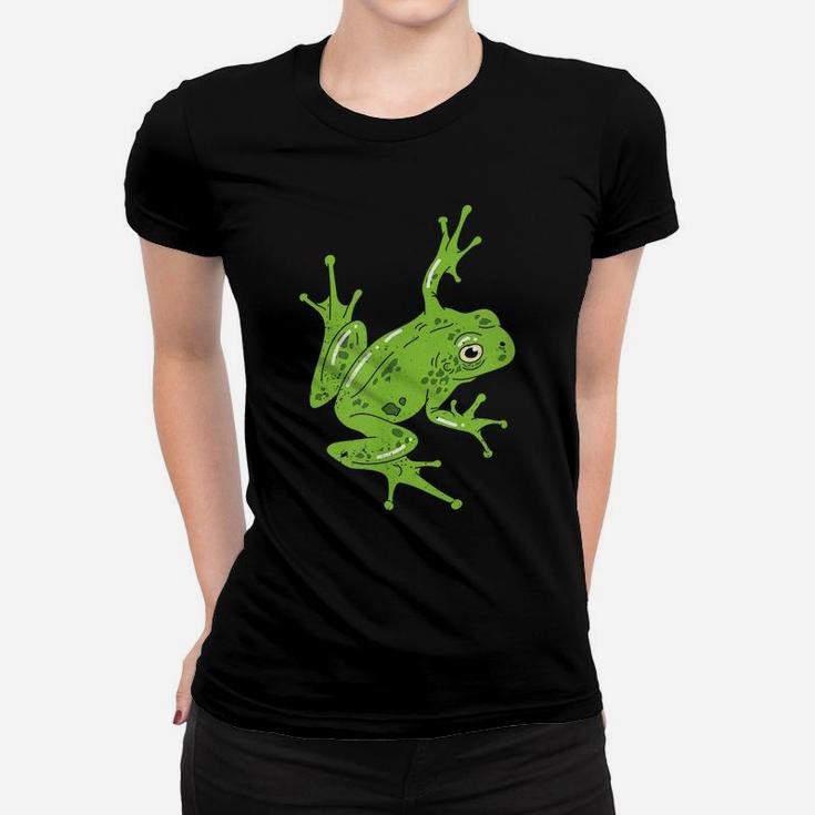 Funny Graphic Tree Frog Women T-shirt