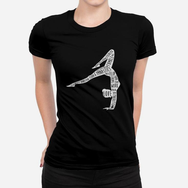Funny Gymnastics Practice Top Gymnast Words Gift For Gymnast Women T-shirt