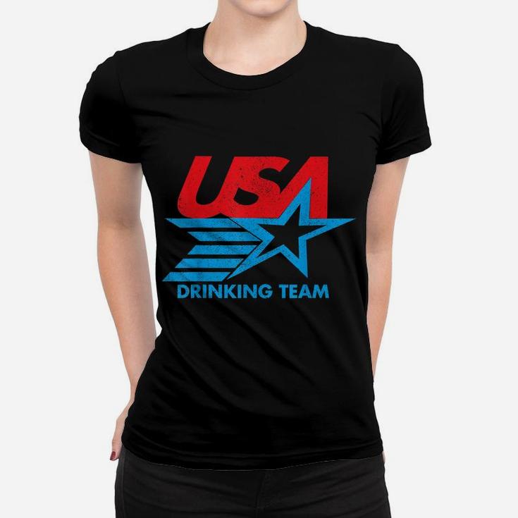 Funny Independence DayShirt Usa Drinking Team 4Th Of July Women T-shirt