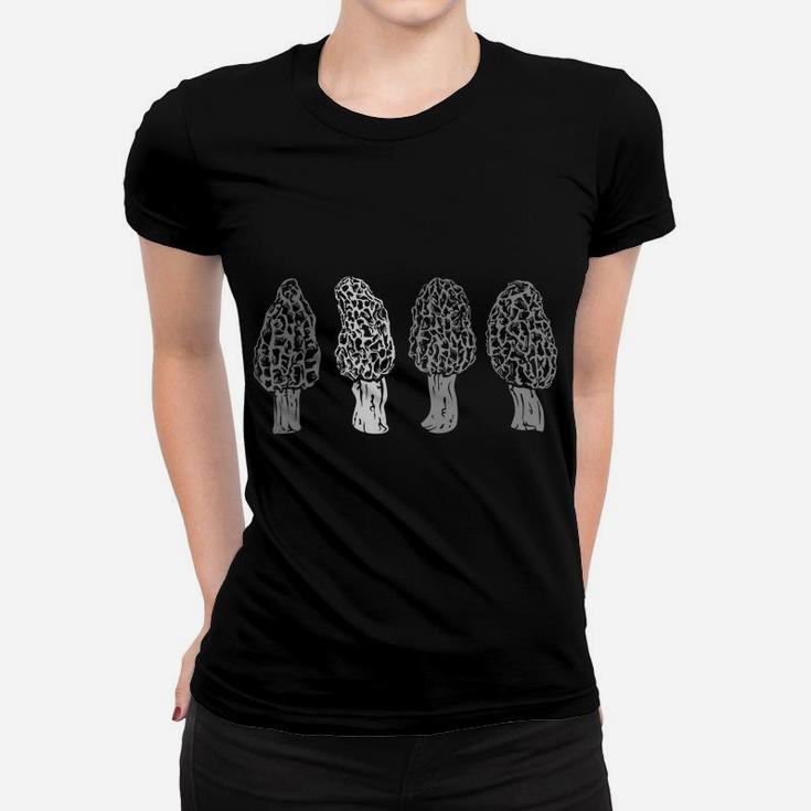 Funny Retro Morel Mushroom Hunting Gift For Men Women Hunter Women T-shirt