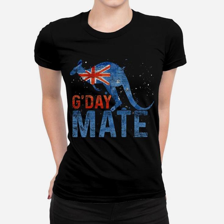 G Day Mate Kangaroo Aussie Animal Australia Flag Australia Sweatshirt Women T-shirt