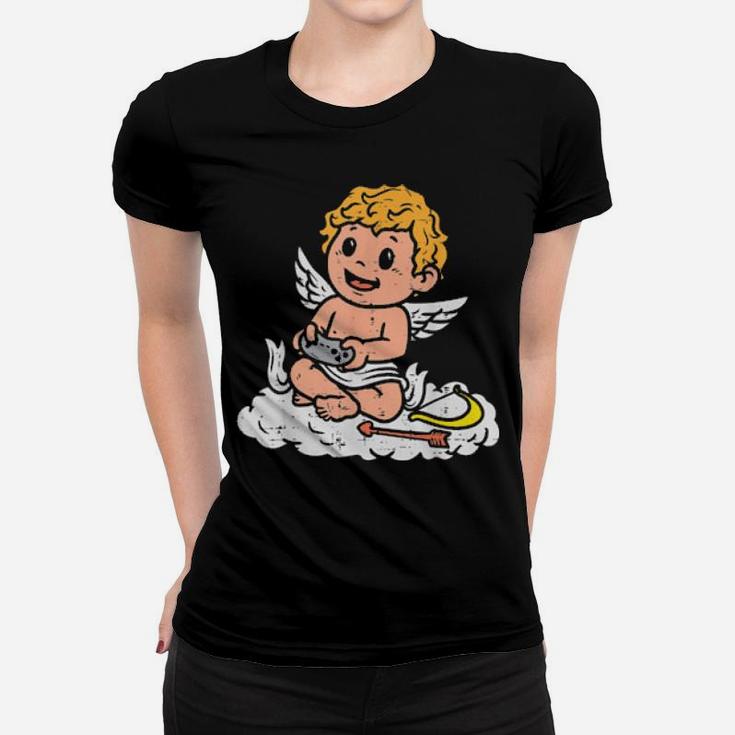 Gamer Cupid Video Games Valentines Day Gaming Boys Women T-shirt