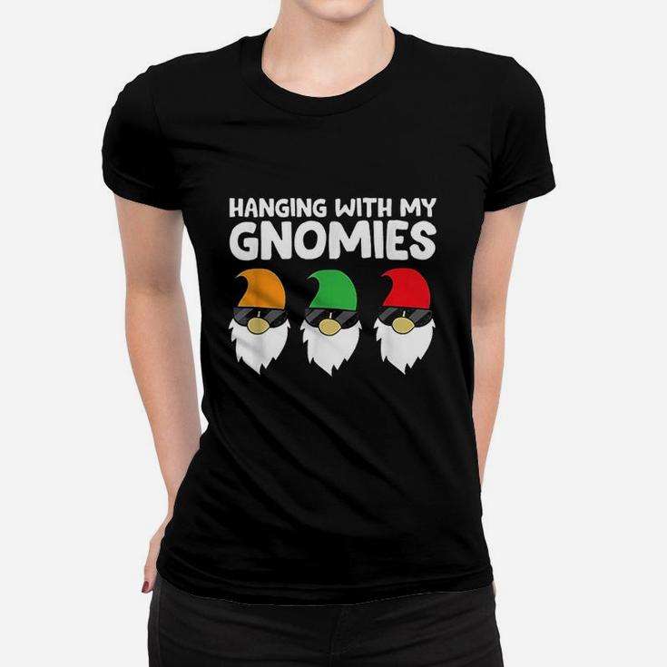 Garden Gnomes Hanging With My Gnomies Women T-shirt
