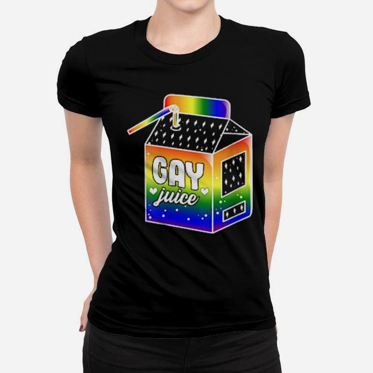 Gay Juice Aesthetic Lgbtq Gay Pride Women T-shirt