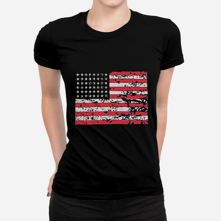 Genleck American Flag S 4Th Of July Patriotic Women T-shirt