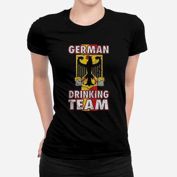 German Drinking Team Germany Flag Funny Oktoberfest Gift Women T-shirt