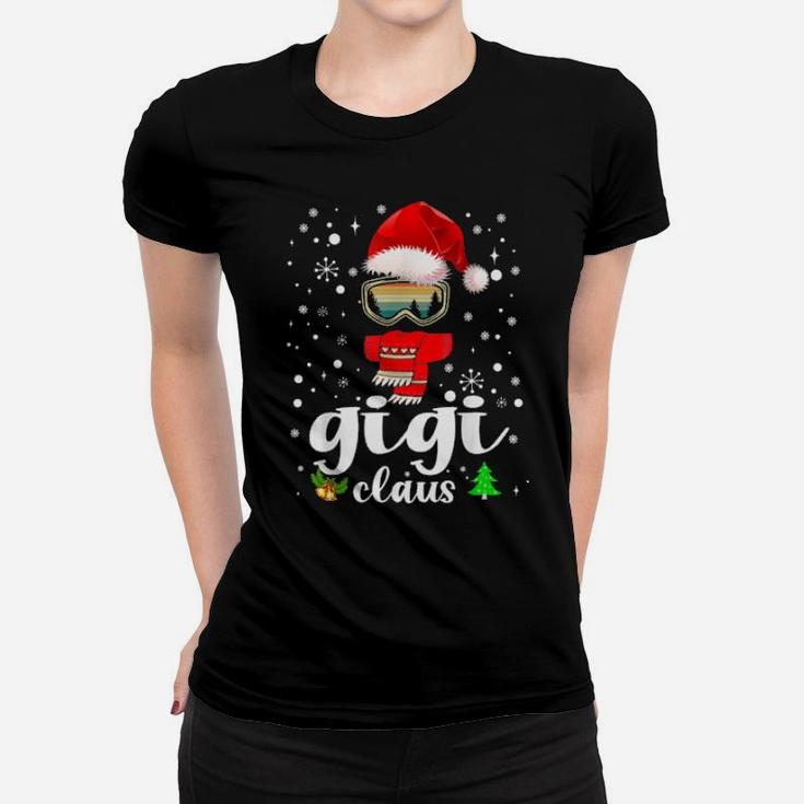 Gigi Claus Santa Claus Xmas For Mom Grandma Women T-shirt