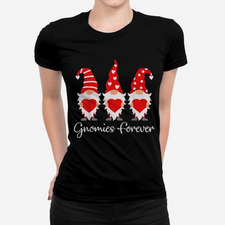 Gnomies Forever Valentine Gnome Women T-shirt