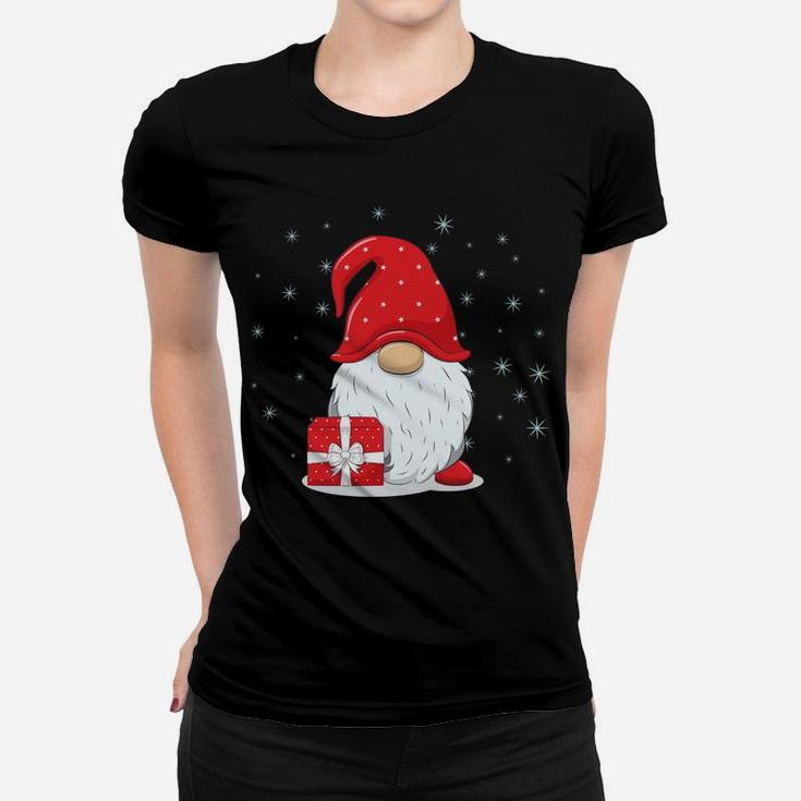 God Jul Swedish Merry Christmas Sweden Tomte Gnome Women T-shirt
