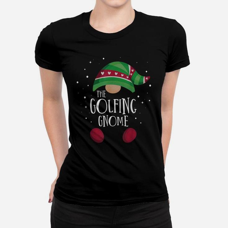 Golfing Gnome Family Matching Pajamas Christmas Gift Women T-shirt