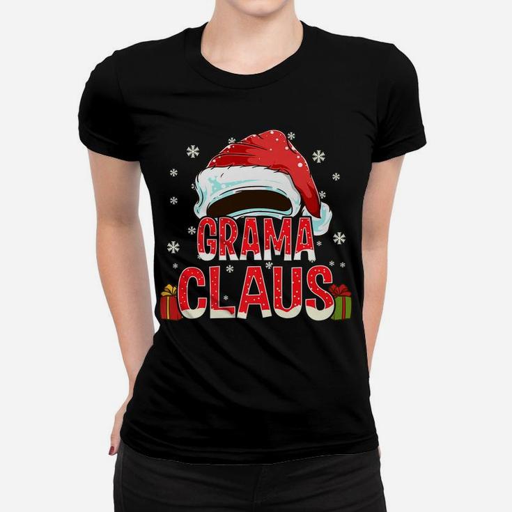 Grama Claus Group Gifts Matching Family Christmas Women T-shirt