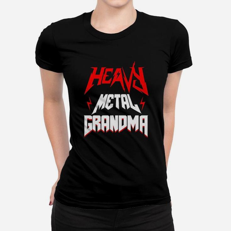 Grandma Heavy Metal Music Fan Death Metal Funny Women T-shirt
