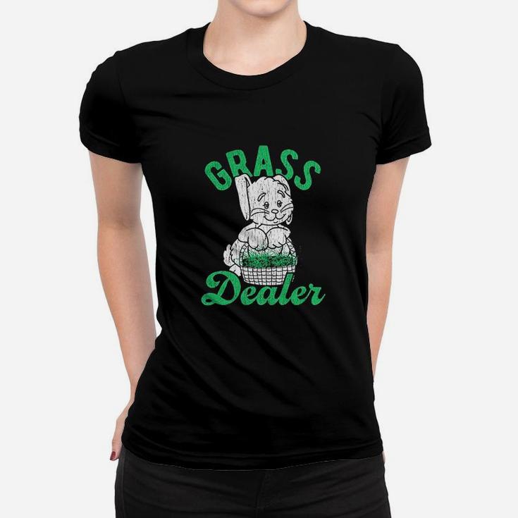 Grass Dealer Funny Easter Bunny Basket Holdiay Women T-shirt