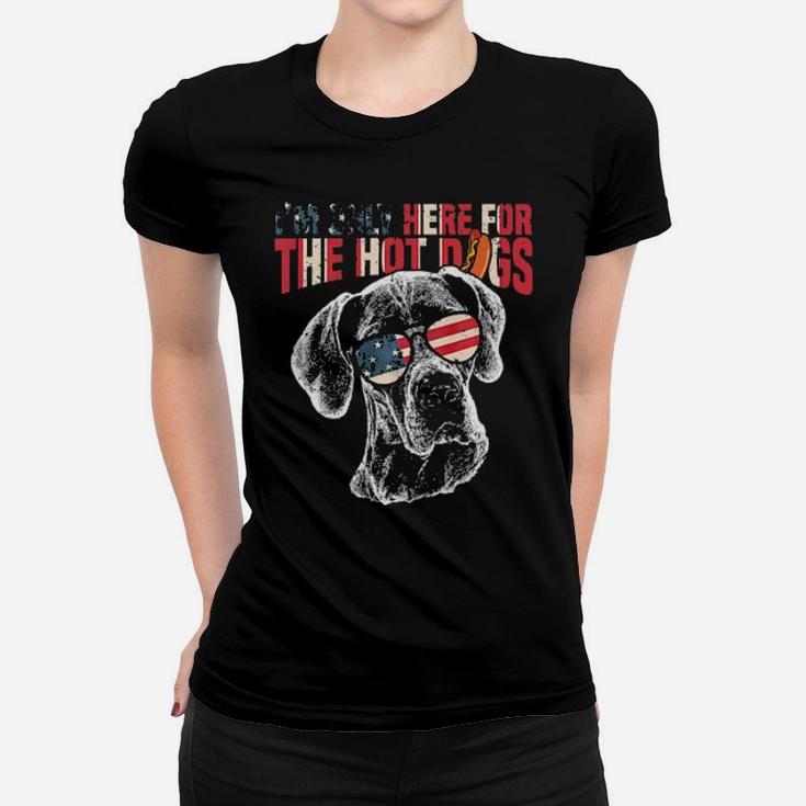 Great Dane Shirt Funny 4Th Of July Pup Women T-shirt