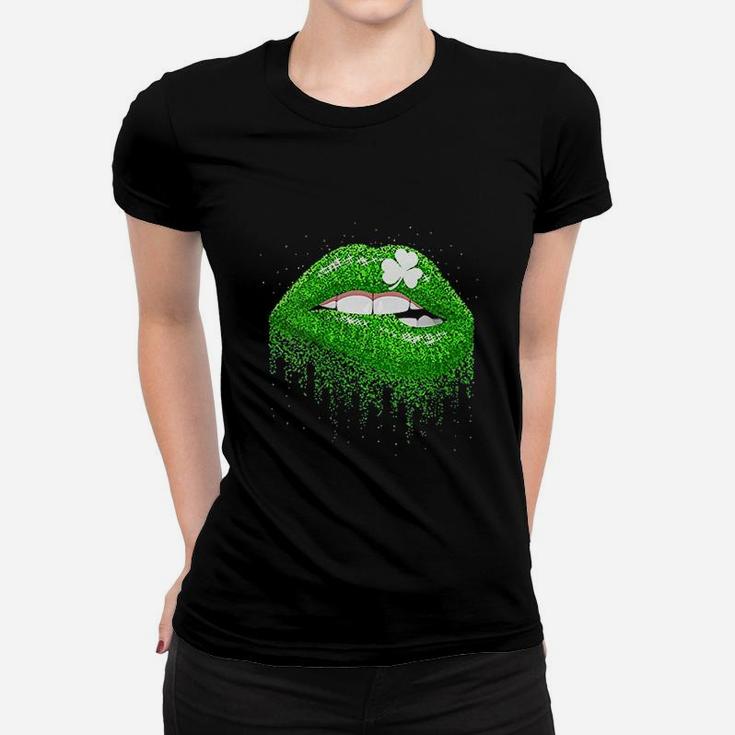Green Lips Women T-shirt