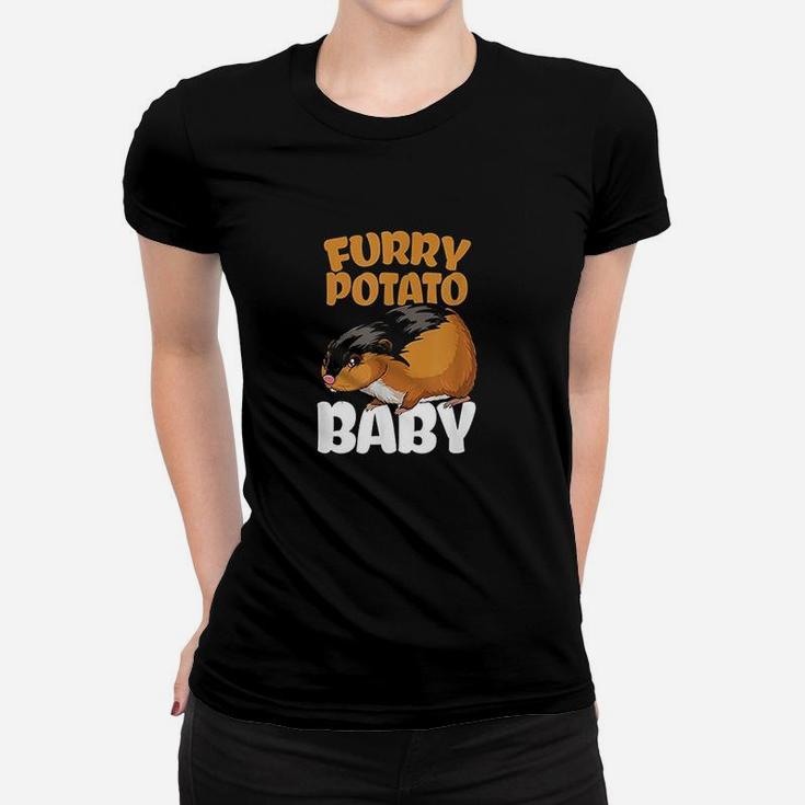 Guinea Pig Furry Potato Baby Rodent Pet Animal Hamster Gift Women T-shirt