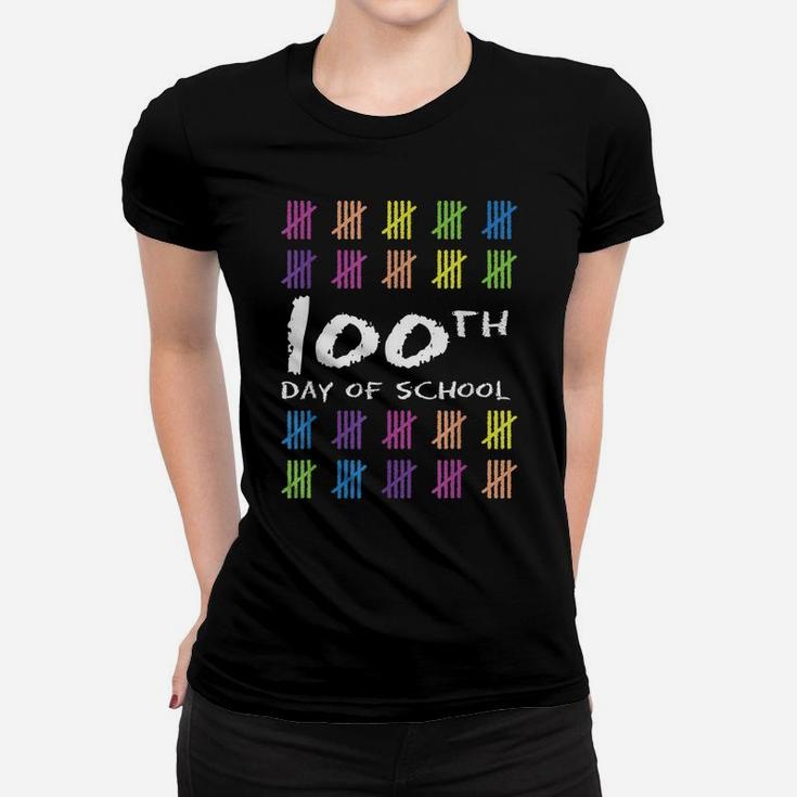 Happy 100Th Day Of School One Hundred Days Of School Design Women T-shirt