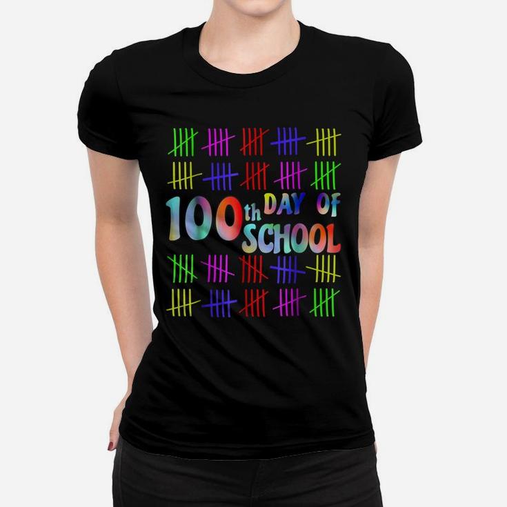 Happy 100Th Day Of School Party T Shirt For Kids And Teacher Women T-shirt