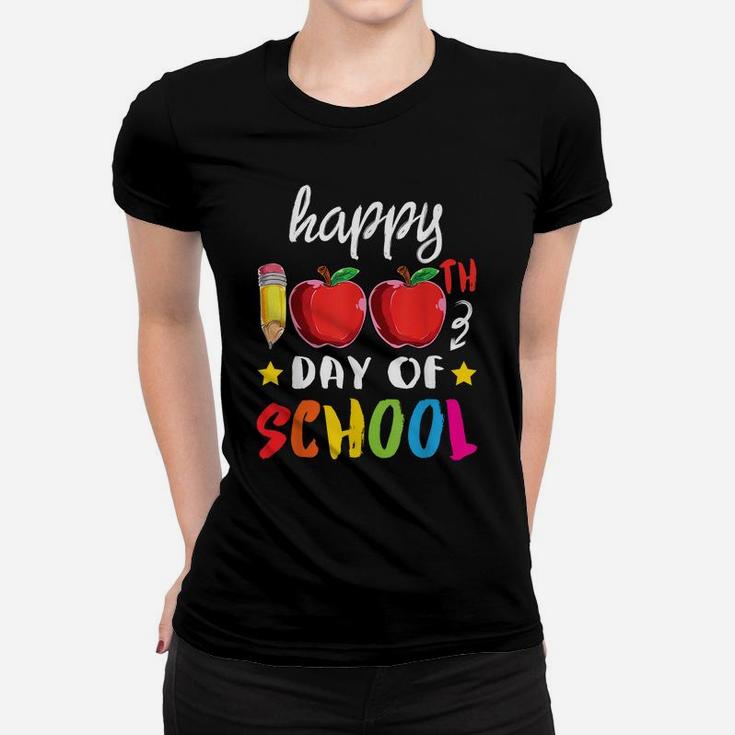 Happy 100Th Day Of School T Shirt For Girls Boys & Teacher Women T-shirt