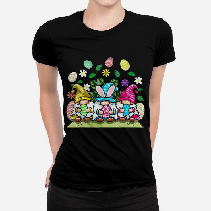 Happy Easter Gnomes Egg Hunting Gift For Men Womens Kids Women T-shirt