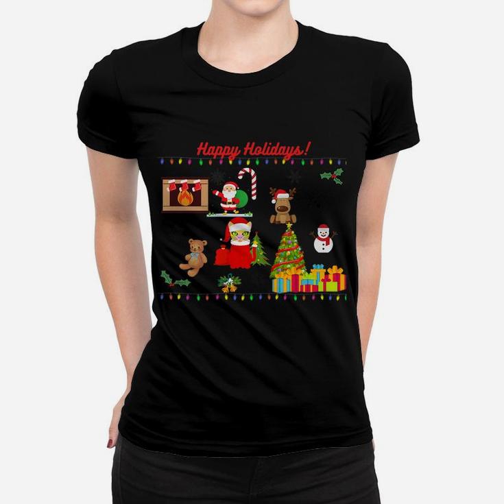 Happy Holidays Merry Christmas Shirt To Enjoy The Holidays Women T-shirt
