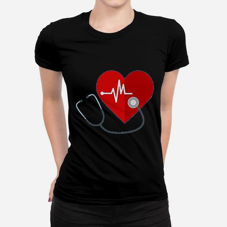 Heartbeat Nurses Women T-shirt