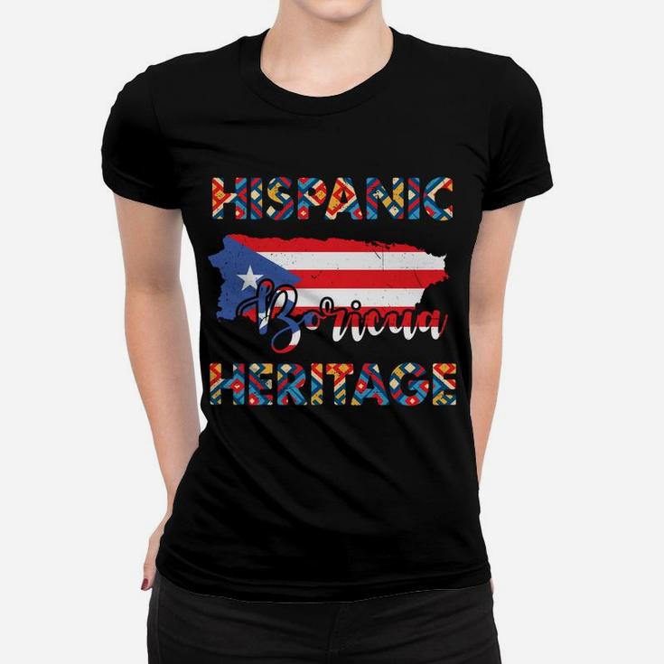 Hispanic Heritage Month Shirts Pride Puerto Rico Sweatshirt Women T-shirt