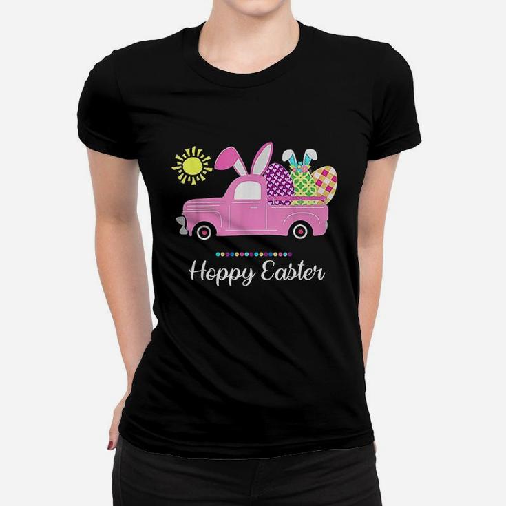 Hoppy Easter Spring Happy Easter Bunny Women T-shirt