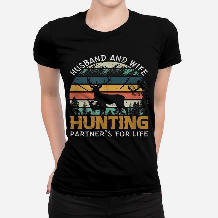 Husband And Wife Hunting Partners For Life Women T-shirt