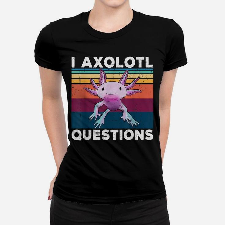 I Axolotl Questions Retro 90S Funny Axolotl Kids Boys Girls Women T-shirt