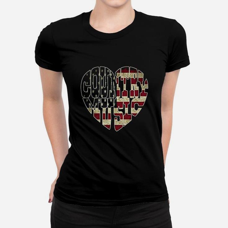 I Love America Country Music Women T-shirt