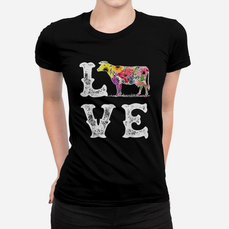 I Love Cows Funny Cow Lover Women T-shirt