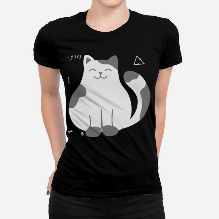 I Love Math And Cats Funny Cat Lover And Math Teacher Sweatshirt Women T-shirt