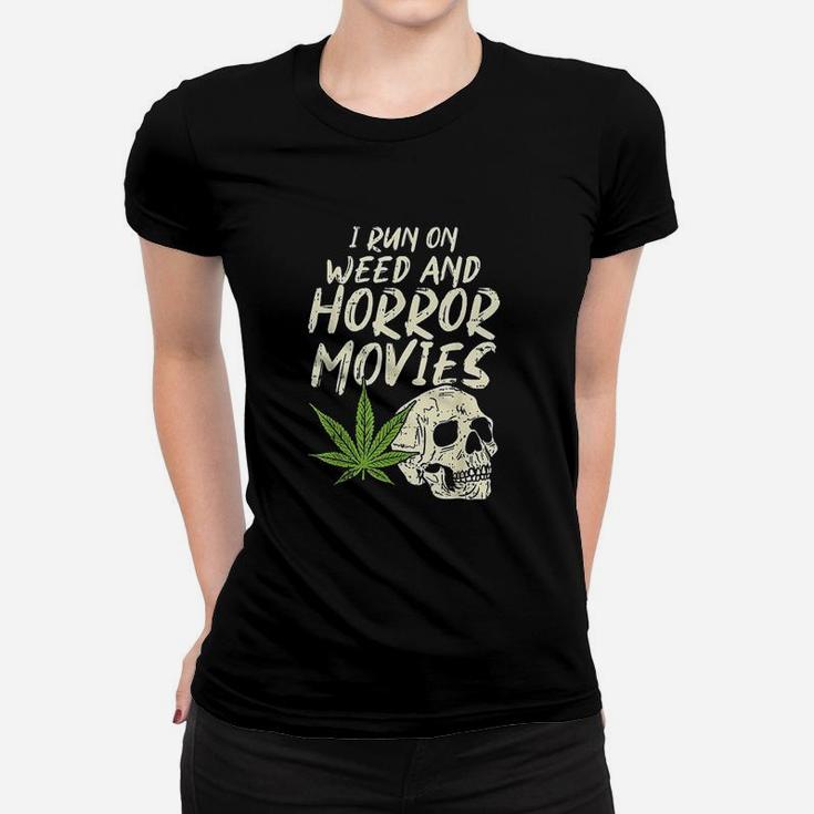 I Run Horror Movies Skull Women T-shirt