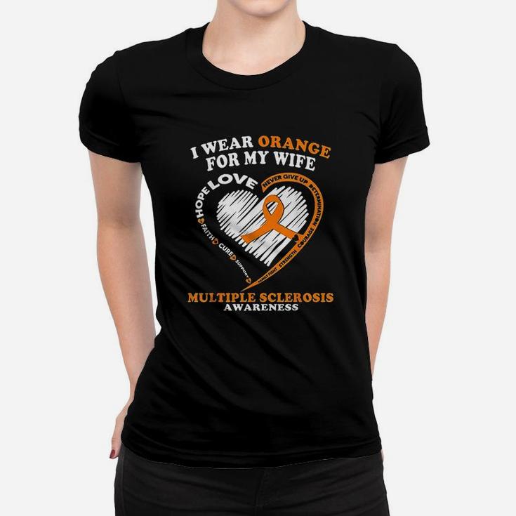 I Wear Orange For My Wife Women T-shirt