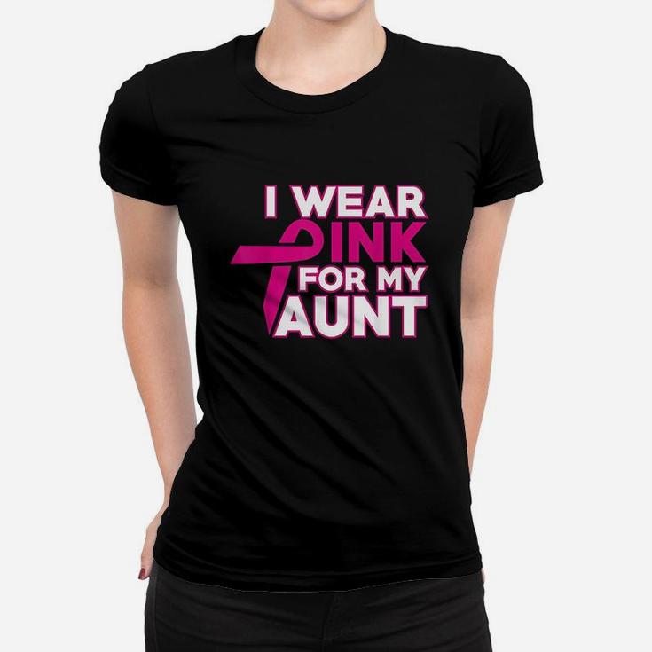 I Wear Pink For My Aunt Women T-shirt