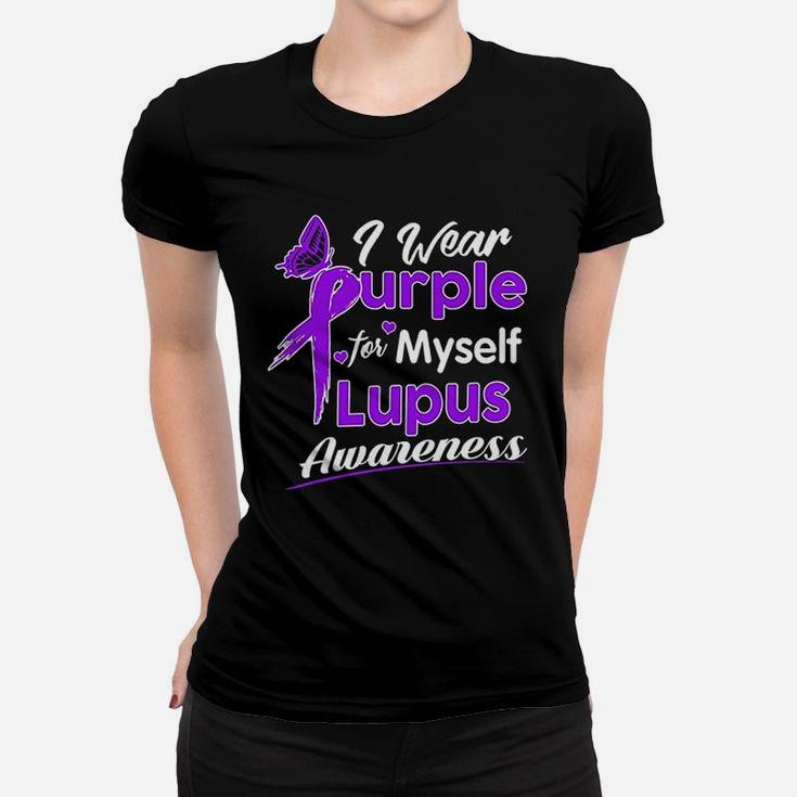 I Wear Purple For Myself Women T-shirt