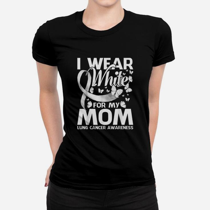 I Wear White For My Mom Women T-shirt